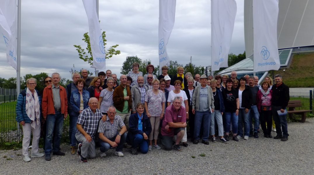 Gruppenbild der Ausflügler