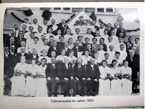 Fahnenweihe 1950 Fanenweihe